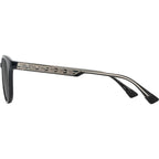 Hiehie, Shiny Black with Transparent Grey/Neutral Grey Gradient Polarised Glass Lenses