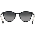 Hiehie, Shiny Black with Transparent Grey/Neutral Grey Gradient Polarised Glass Lenses