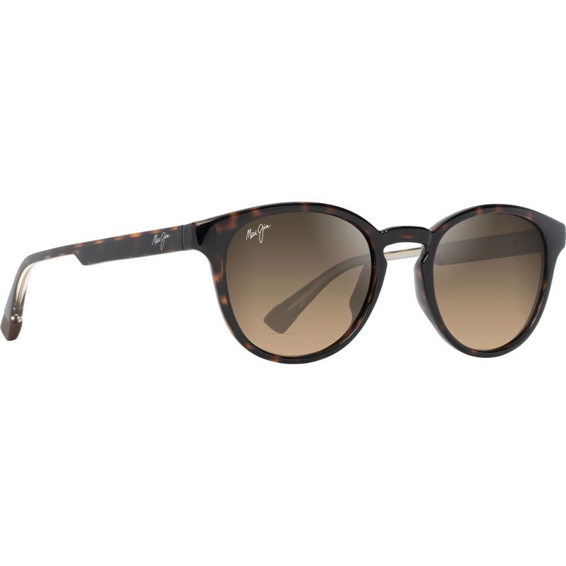 Hiehie, Shiny Dark Havana with Transparent Yellow/HCL Bronze Gradient Polarised Glass Lenses
