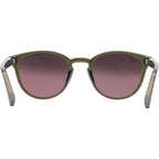 Hiehie, Shiny Transparent Green/Maui Rose Gradient Polarised Glass Lenses