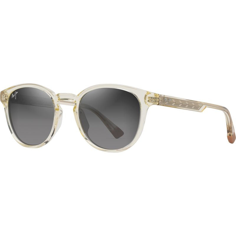 Hiehie, Shiny Transparent Yellow/Neutral Grey Gradient Polarised Glass Lenses