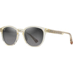 Hiehie, Shiny Transparent Yellow/Neutral Grey Gradient Polarised Glass Lenses