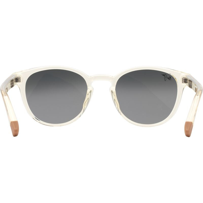 Hiehie, Shiny Transparent Yellow/Neutral Grey Gradient Polarised Glass Lenses