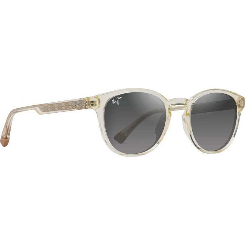 Hiehie, Shiny Transparent Yellow/Neutral Grey Gradient Polarised Glass Lenses