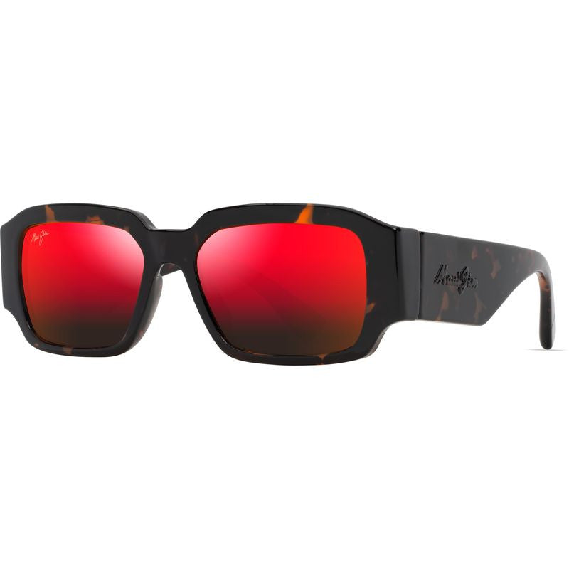 Kupale, Shiny Dark Havana/Hawaii Lava Polarised Lenses