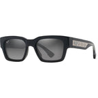 Kenui, Shiny Black with Transparent Grey/Neutral Grey Glass Polarised Lenses