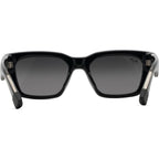 Kenui, Shiny Black with Transparent Grey/Neutral Grey Glass Polarised Lenses