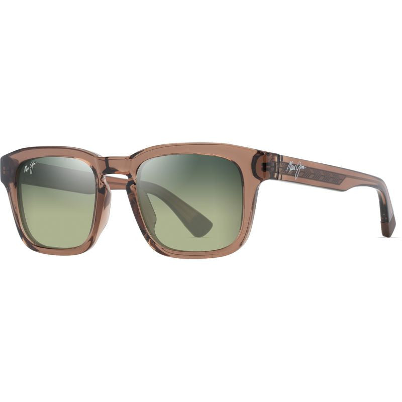 Maluhia, Shiny Transparent Light Brown/Maui HT Glass Polarised Lenses
