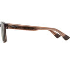 Maluhia, Shiny Transparent Light Brown/Maui HT Glass Polarised Lenses