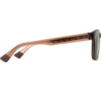 Maluhia, Shiny Transparent Light Brown/Maui HT Glass Polarised Lenses