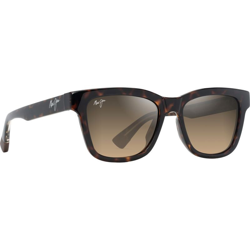 Hanohano, Shiny Dark Havana with Transparent Yellow/HCL Bronze Glass Polarised Lenses