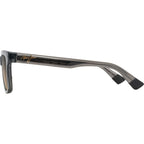Hanohano, Shiny Transparent Dark Grey/HCL Bronze Glass Polarised Lenses