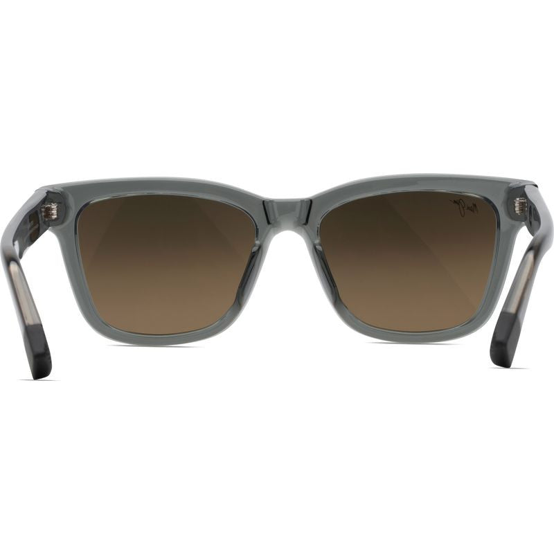 Hanohano, Shiny Transparent Dark Grey/HCL Bronze Glass Polarised Lenses