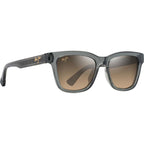 Hanohano, Shiny Transparent Dark Grey/HCL Bronze Glass Polarised Lenses