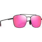 Piwai Alt Fit, Matte Black/Maui Sunrise Polarised Lenses