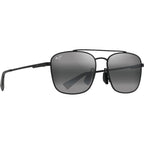 Piwai Alt Fit, Matte Black and Grey/Neutral Grey Polarised Lenses