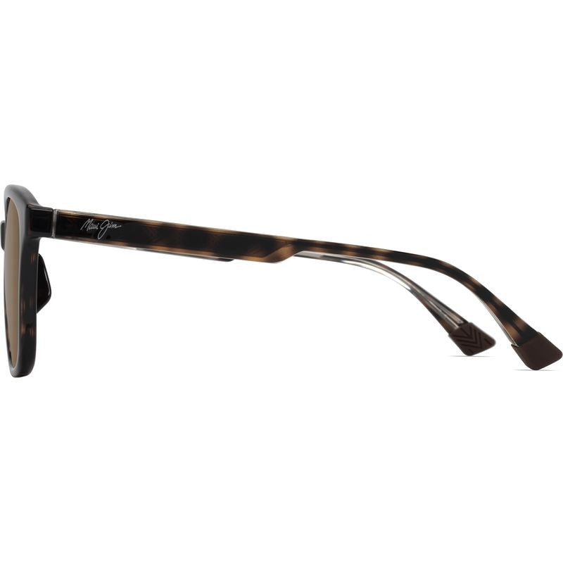 Ku'ikahi Alt Fit, Shiny Dark Havana and Transparent Yellow/HCL Bronze Glass Polarised Lenses