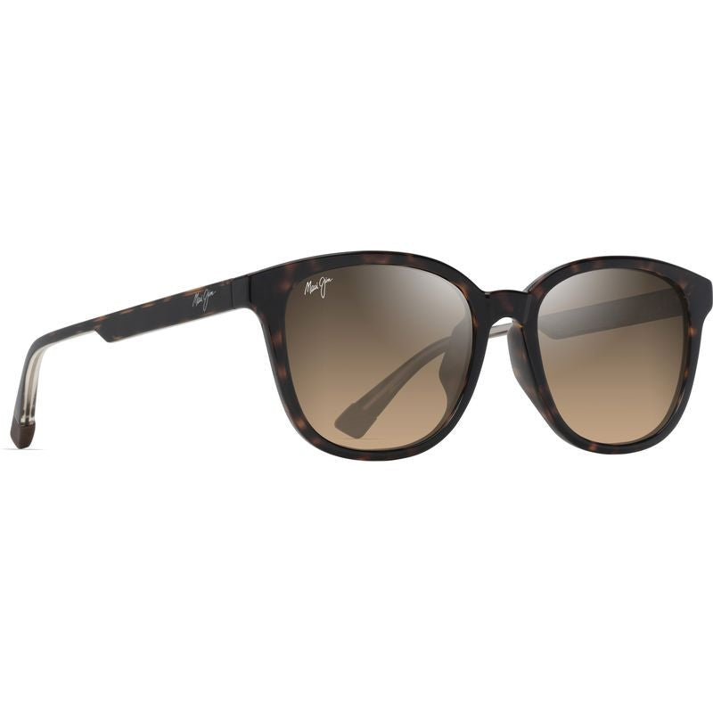 Ku'ikahi Alt Fit, Shiny Dark Havana and Transparent Yellow/HCL Bronze Glass Polarised Lenses
