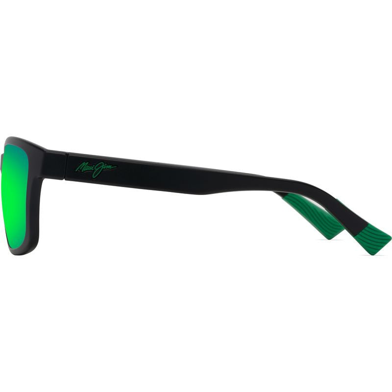 Lehiwa Alt Fit, Matte Black/Maui Green Polarised Lenses
