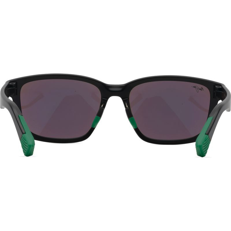 Lehiwa Alt Fit, Matte Black/Maui Green Polarised Lenses