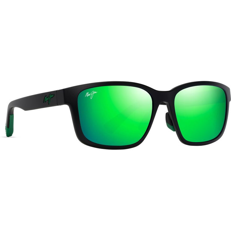 Lehiwa Alt Fit, Matte Black/Maui Green Polarised Lenses
