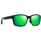 Lehiwa Alt Fit, Matte Black/Maui Green Polarised Lenses
