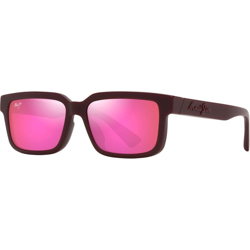 Hiapo Alt Fit, Matte Burgundy/Maui Rose Polarised Lenses