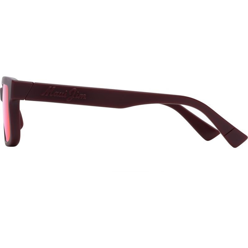 Hiapo Alt Fit, Matte Burgundy/Maui Rose Polarised Lenses