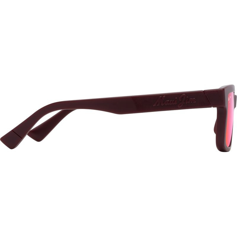 Hiapo Alt Fit, Matte Burgundy/Maui Rose Polarised Lenses