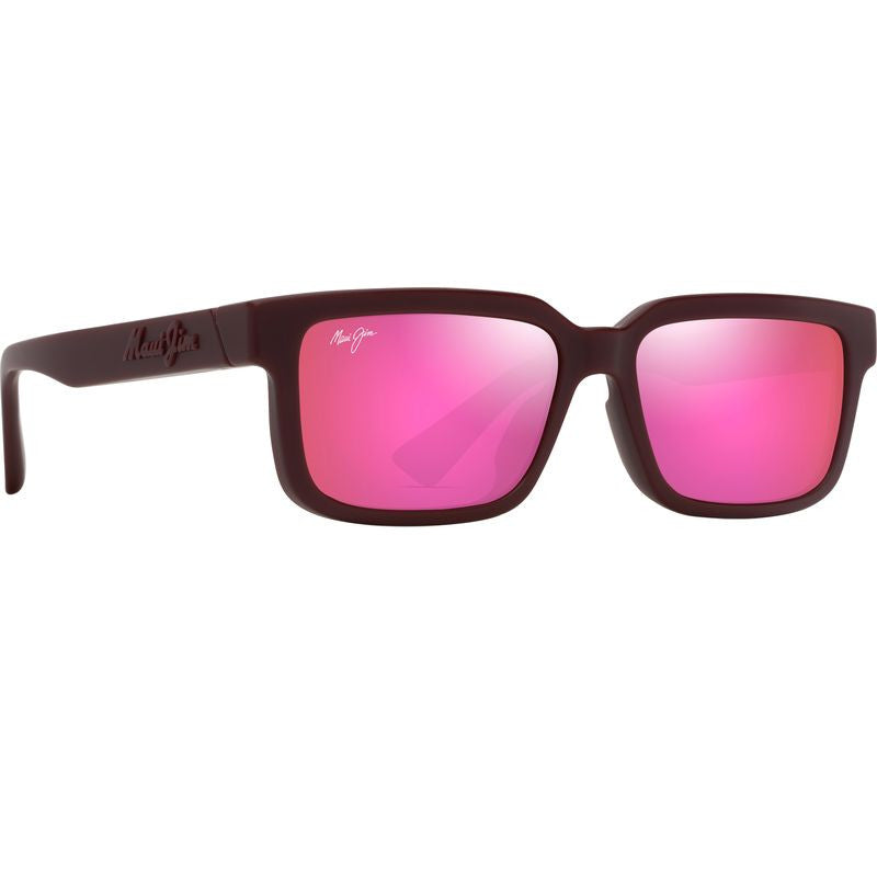 Hiapo Alt Fit, Matte Burgundy/Maui Rose Polarised Lenses