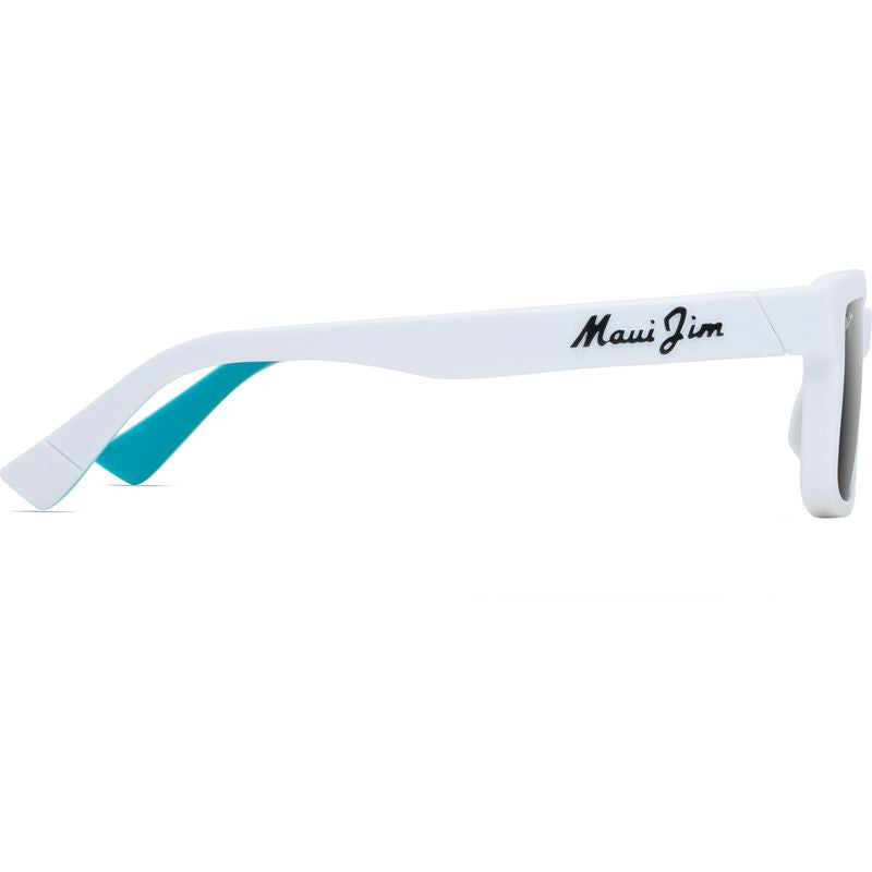 Hiapo Alt Fit, Matte White/Neutral Grey Polarised Lenses