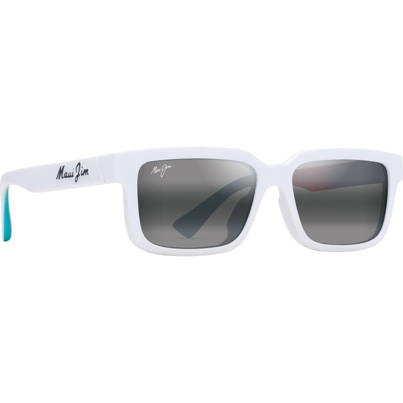 Hiapo Alt Fit, Matte White/Neutral Grey Polarised Lenses