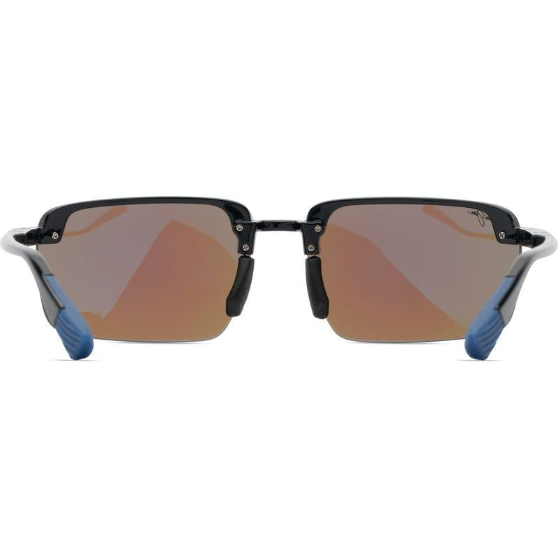 Laulima Alt Fit, Shiny Black/Blue Hawaii Polarised Lenses