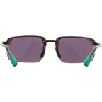 Laulima Alt Fit, Shiny Transparent Brown/Maui Green Polarised Lenses