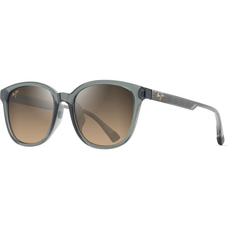 Ku'ikahi Alt Fit, Shiny Dark Transparent Grey/HCL Bronze Glass Polarised Lenses