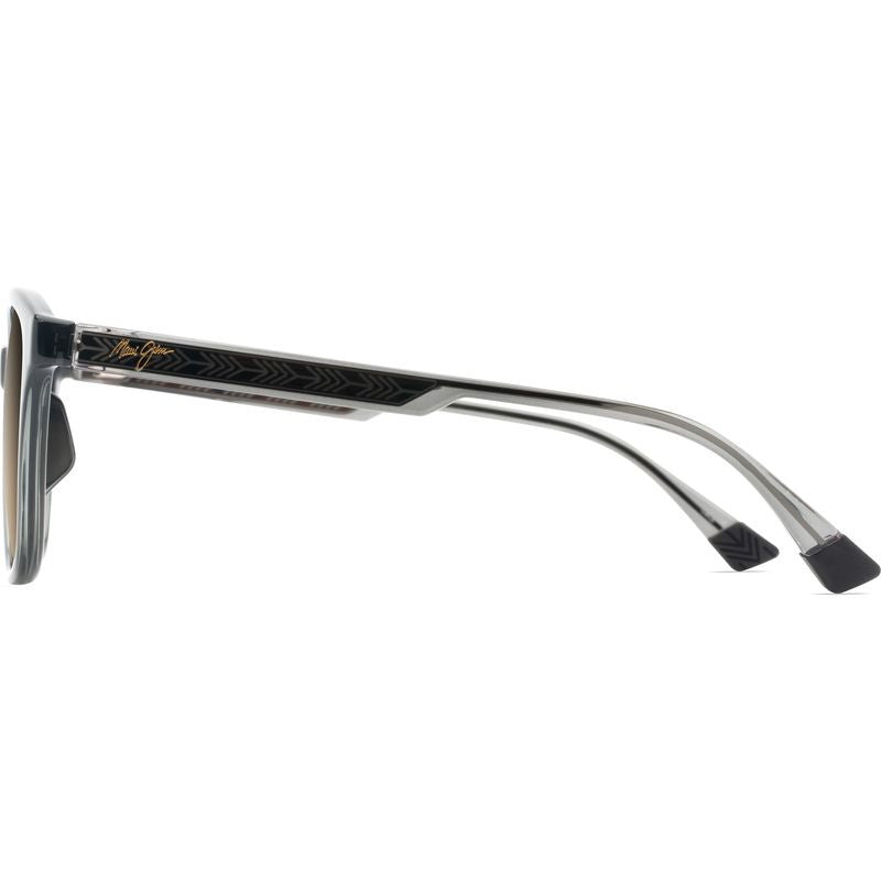 Ku'ikahi Alt Fit, Shiny Dark Transparent Grey/HCL Bronze Glass Polarised Lenses