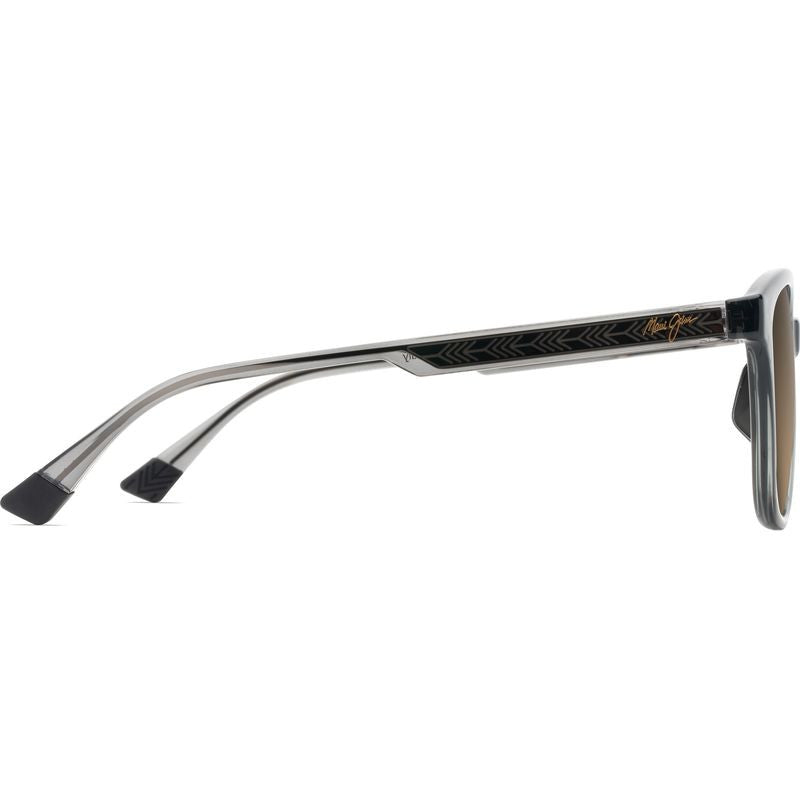 Ku'ikahi Alt Fit, Shiny Dark Transparent Grey/HCL Bronze Glass Polarised Lenses