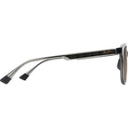Ku'ikahi Alt Fit, Shiny Dark Transparent Grey/HCL Bronze Glass Polarised Lenses