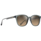 Ku'ikahi Alt Fit, Shiny Dark Transparent Grey/HCL Bronze Glass Polarised Lenses