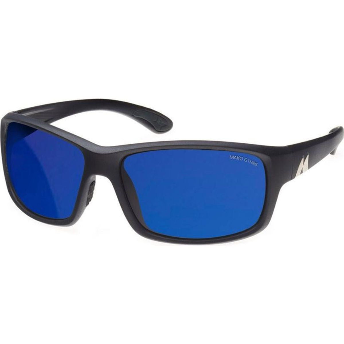 Edge, Matte Black/Blue HDIR Mirror Polarised Glass Lenses