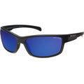 Shadow, Matte Black Grey Tort/Blue Mirror Glass Polarised Lenses