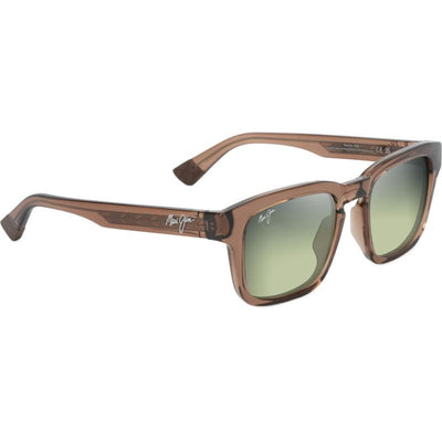 Maluhia, Shiny Transparent Light Brown/Maui HT Glass Polarised Lenses
