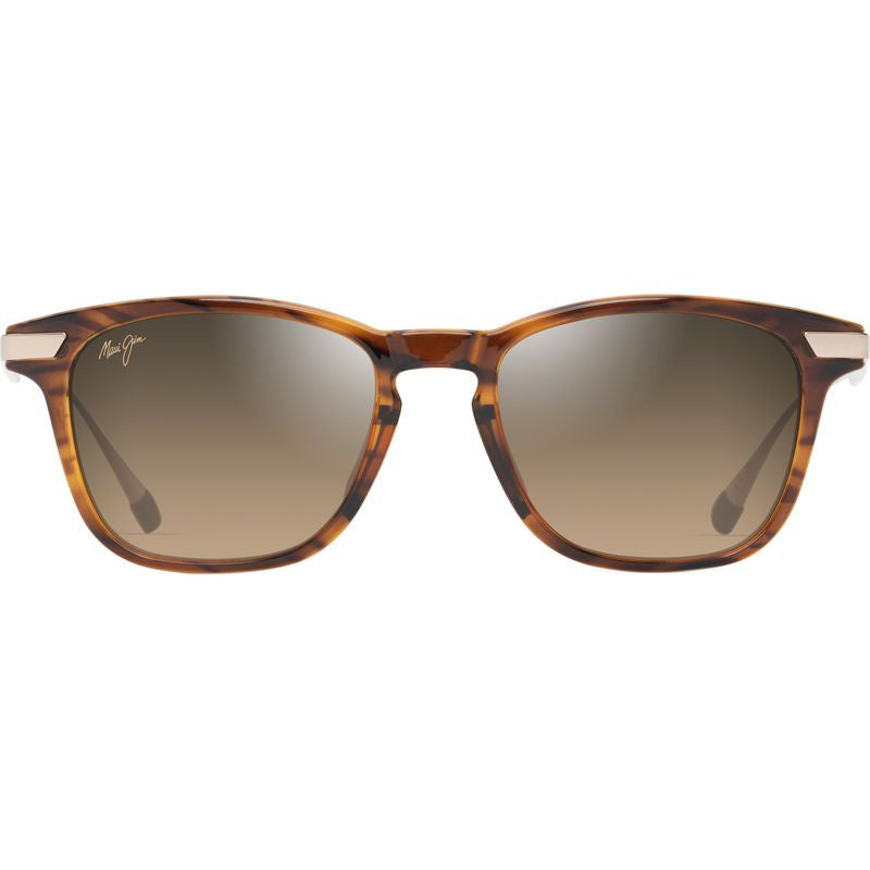 Mana'olana, Shiny Dark Havana and Gold/HCL Bronze Polarised Lenses