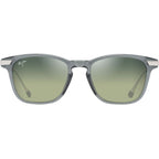 Mana'olana, Shiny Transparent Grey and Silver/Maui HT Polarised Lenses