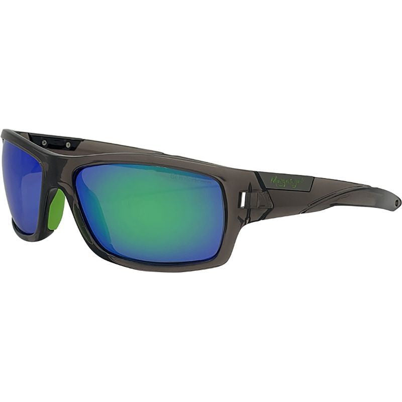 Barrel, Crystal Smoke/Green Mirror Polarised Lenses