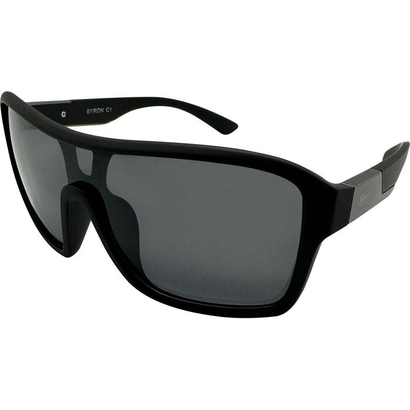 Byron, Matte Black/Smoke Polarised Lenses