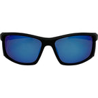 Cadiz, Matte Black/Blue Mirror Polarised Lenses