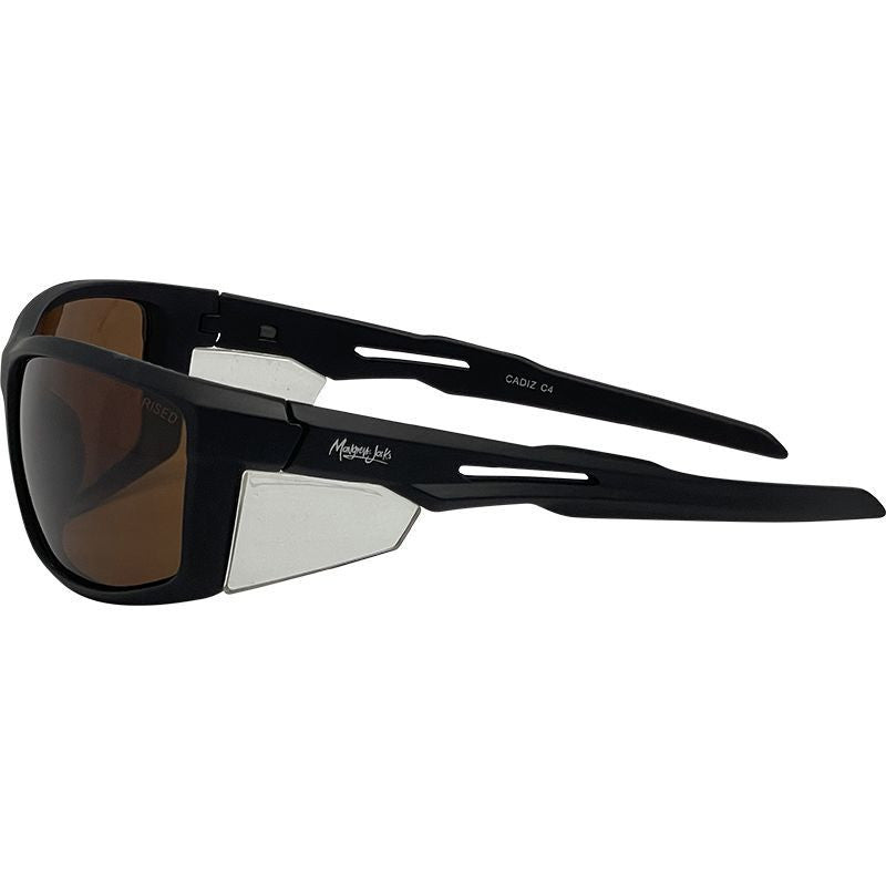 Cadiz, Matte Black/Brown Polarised Lenses