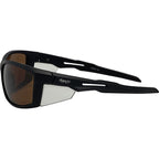 Cadiz, Matte Black/Brown Polarised Lenses
