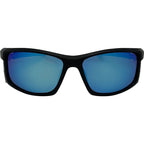 Cadiz, Matte Black/Ice Blue Mirror Polarised Lenses